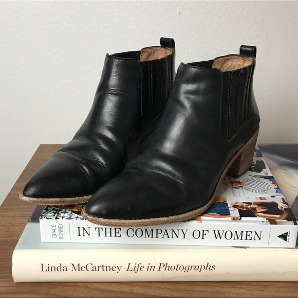 Madewell Shoes - Madewell Black Bonham Boots in Black
